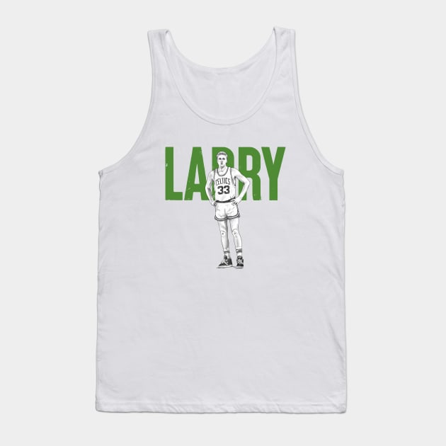 Larry Bird 87 Tank Top by Dibenedetto